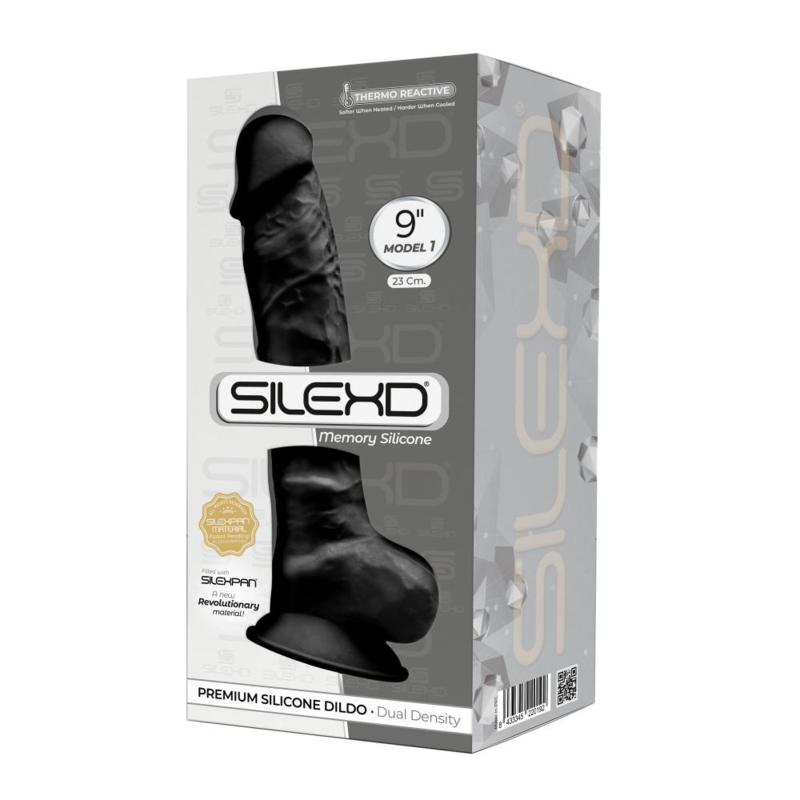 Silexd - Dildo Premium Silicone Mod.1 9'' - Nero