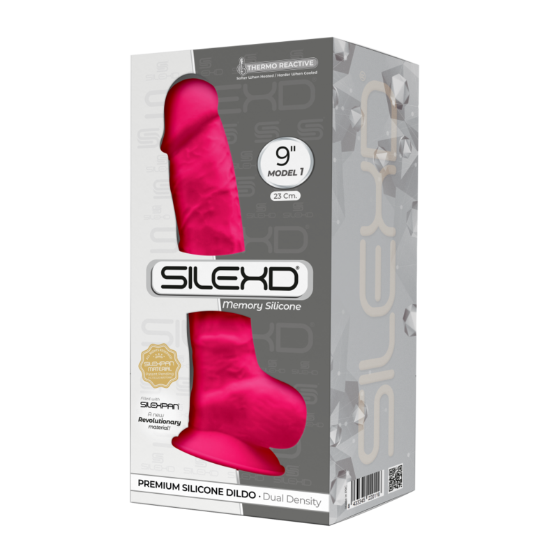 Silexd - Dildo Premium Silicone Mod.1 9'' - Rosa