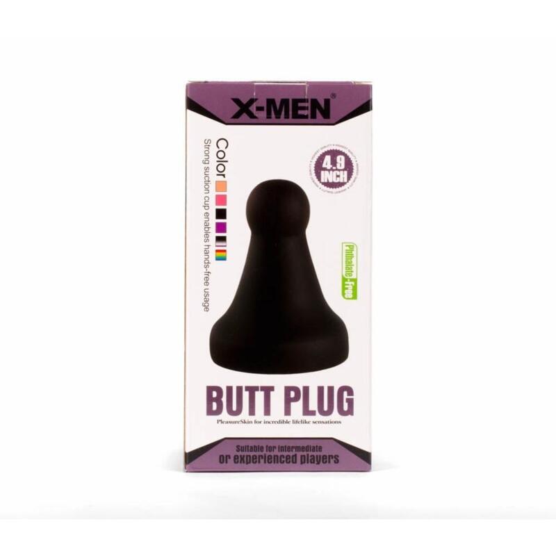 X-MEN 4.9" Butt Plug Black