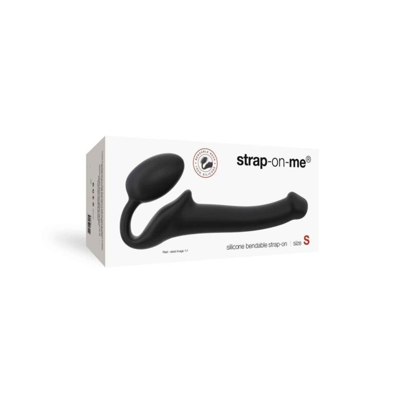 Strap On Me - Strapless flessibile Taglia S - Nero