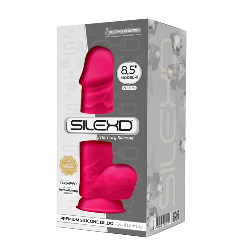 Silexd - Dildo Premium Silicone Mod.4 8,5'' - Rosa