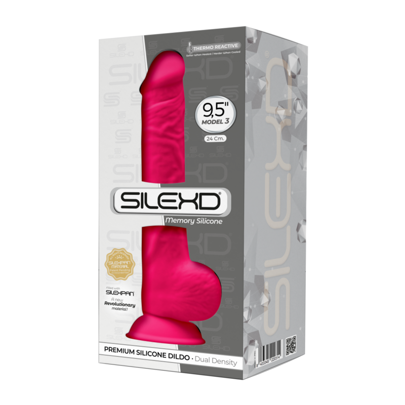 Silexd - Dildo Premium Silicone Mod.3 9,5'' - Rosa