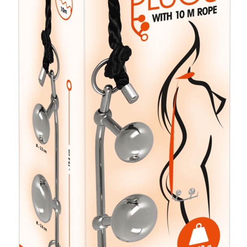 Palline bondage con corda da 10 m